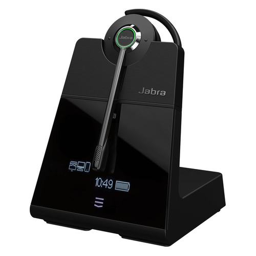 Гарнитура Jabra Engage 75 Convertible, для компьютера, накладные, bluetooth, черный / серебристый [9555-583-111]
