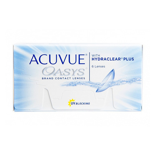 Контактные линзы ACUVUE Oasys, 8.8мм, -2,25, 6шт