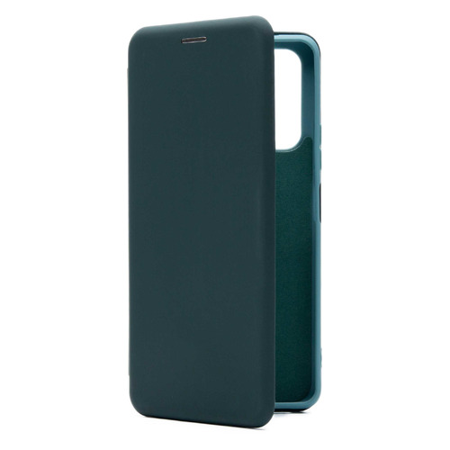 Чехол (флип-кейс) BORASCO Shell case, для Xiaomi Redmi Note 10 Pro, зеленый [40056]