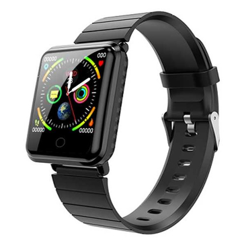 Фитнес-трекер DENN Fit 2, 1.3", черный / черный [dft-02b]