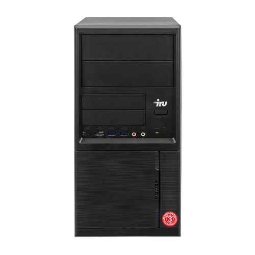 Компьютер iRU Office 312, Intel Pentium Gold G5420, DDR4 4ГБ, 120ГБ(SSD), Intel UHD Graphics 610, Free DOS, черный [1504206]