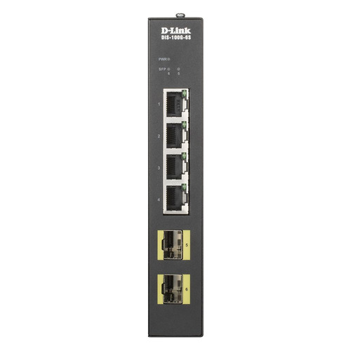 Коммутатор D-Link DIS-100G-6S DIS-100G-6S/A 4G 2SFP неуправляемый