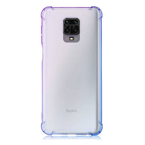 Чехол (клип-кейс) Brosco, для Xiaomi Redmi Note 9S, пурпурно-синий [xm-rn9s-hard-tpu-violet-blue]
