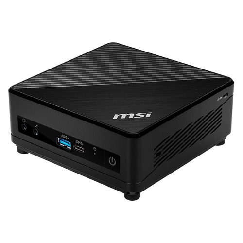 Неттоп MSI Cubi 5 10M-053RU, Intel Core i3 10110U, DDR4 8ГБ, 256ГБ(SSD), Intel UHD Graphics, Free DOS, черный [9s6-b18311-210]