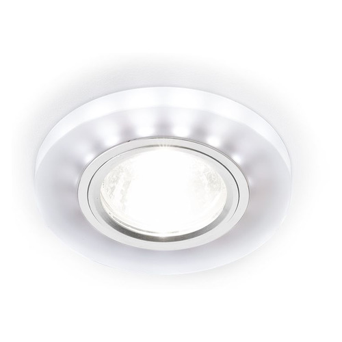 Светильник AMBRELLA LIGHT S214 WH/CH/WH, патрон GU5.3 встраиваемый, белый [00-00001123]