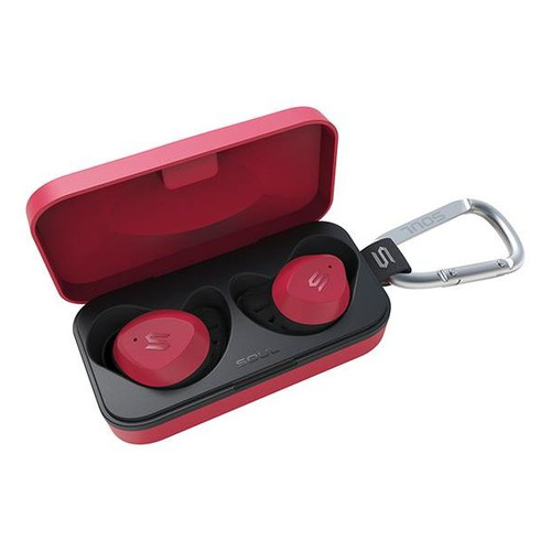 Гарнитура Soul S-FIT, Bluetooth, вкладыши, красный матовый [80001129]