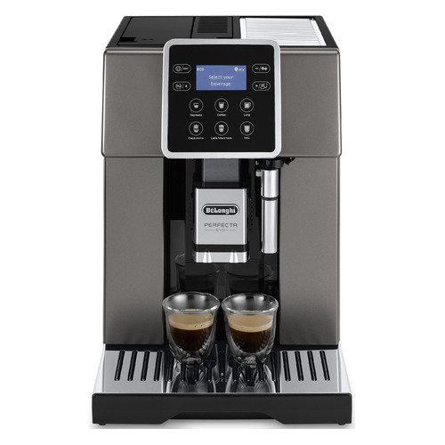 Кофемашина DeLonghi ESAM420.80.TB, черный/серебристый