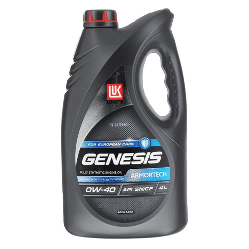 Моторное масло LUKOIL Genesis Armortech 0W-40 4л. синтетическое [3150665]