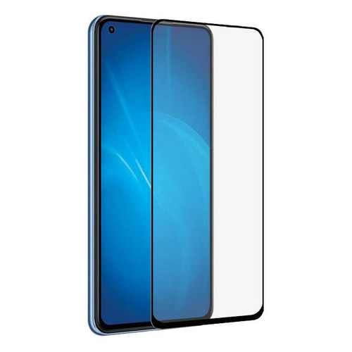 Защитное стекло для экрана DF xiColor-87 для Xiaomi Mi 11 Lite 1 шт, черный [df xicolor-87 (black)]