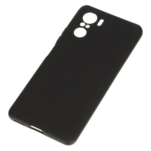 Чехол (клип-кейс) DF poOriginal-04, для Xiaomi Poco F3, черный [df pooriginal-04 (black)]