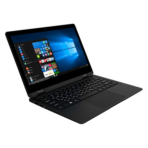 Ноутбук-трансформер IRBIS NB NB119 YOGA, 11.6", IPS, Intel Celeron N3350 1.1ГГц, 4ГБ, 64ГБ eMMC, Intel HD Graphics 500, Windows 10 Home, NB119, черный