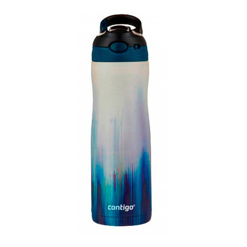 Термос-бутылка CONTIGO Ashland Couture Chill, 0.59л, белый/ синий [2127678]