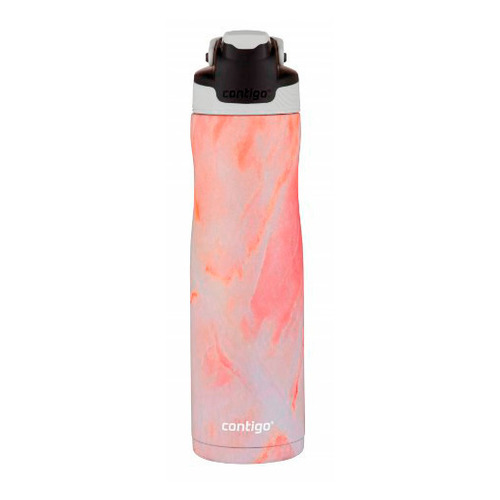 Термос-бутылка CONTIGO Couture Chill, 0.72л, белый/ розовый [2127884]