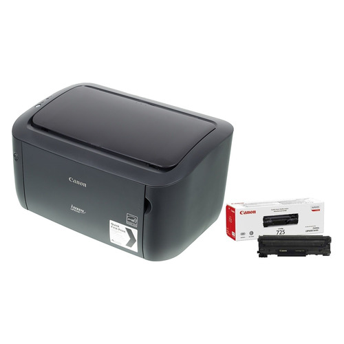 Принтер лазерный Canon i-Sensys LBP6030B bundle + картридж, черно-белый, цвет: черный