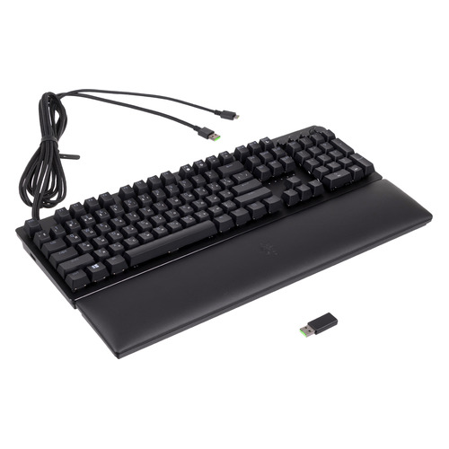 Клавиатура Razer Huntsman V2 Analog, USB, c подставкой для запястий, черный [rz03-03610800-r3r1]