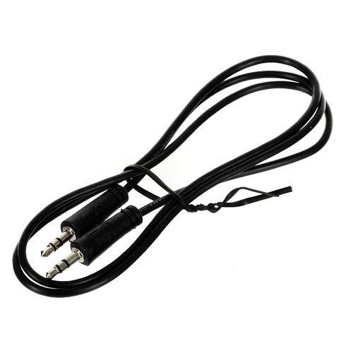 Кабель аудио HAMA H-122307, Jack 3.5 (m) - Jack 3.5 (m) , 0.75м, черный [00122307]
