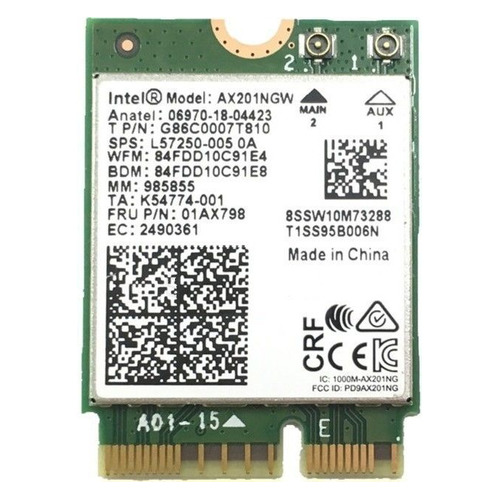 Адаптер Intel Original (AX201.NGWG.W 999TCZ) AX201.NGWG.W