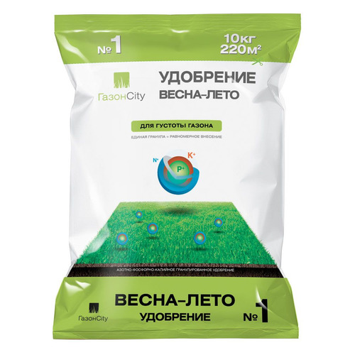 Удобрение Газон City Весна-Лето №1 10000гр (0301006)