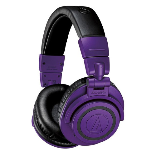 Гарнитура Audio-Technica ATH-M50XBTPB, 3.5 мм/Bluetooth, мониторные, фиолетовый матовый [80001237]