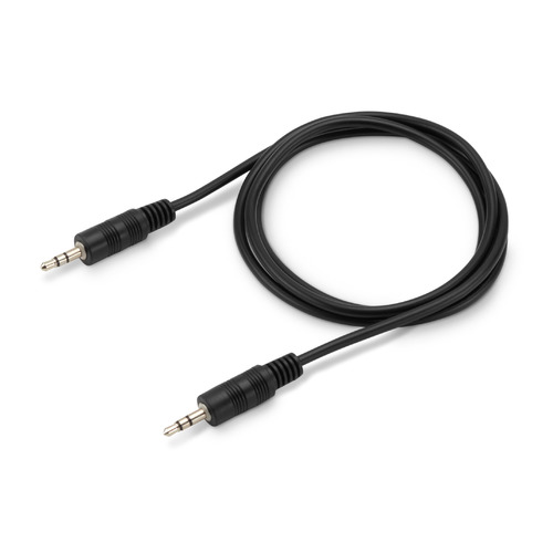 Кабель соединительный аудио Buro BAAC002-1, Jack 3.5 (m) - Jack 3.5 (m) , 1м, черный