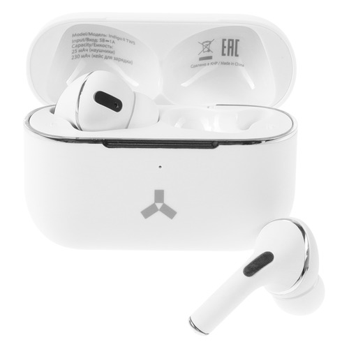 Гарнитура ACCESSTYLE Accesstyle Indigo II TWS, Bluetooth, вкладыши, белый [indigo ii tws white]