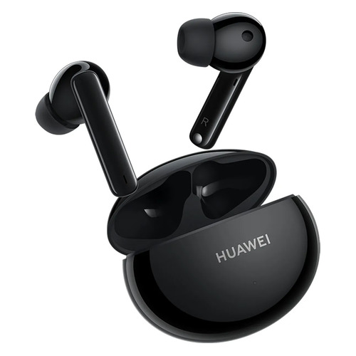 Гарнитура Huawei Freebuds 4i (Otter-CT030), Bluetooth, вкладыши, черный [55034193]