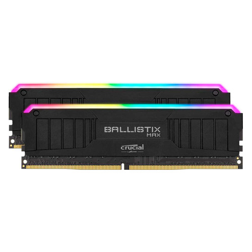 Модуль памяти Crucial Ballistix MAX RGB BLM2K8G44C19U4BL DDR4 - 2x 8ГБ 4400, DIMM, Ret