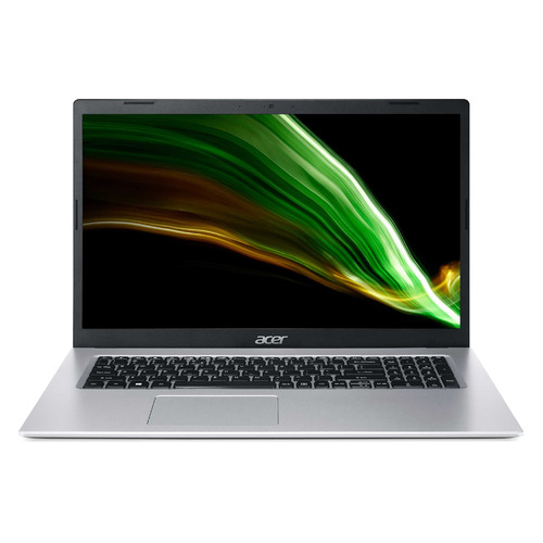 Ноутбук Acer Aspire 3 A317-53-34VM, 17.3", IPS, Intel Core i3 1115G4 3.0ГГц, 8ГБ, 256ГБ SSD, Intel UHD Graphics , Windows 10 Home, NX.AD0ER.00H, серебристый