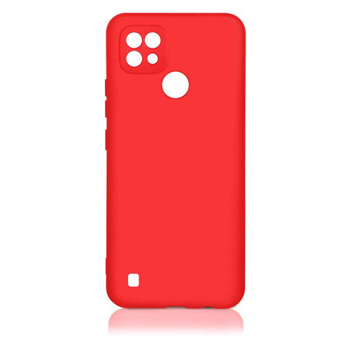 Чехол (клип-кейс) DF rmOriginal-11, для Realme C21, красный [df rmoriginal-11 (red)]