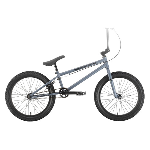 Велосипед STARK Madness 4 BMX (взрослый), колеса 20", серый/черный, 12.5кг