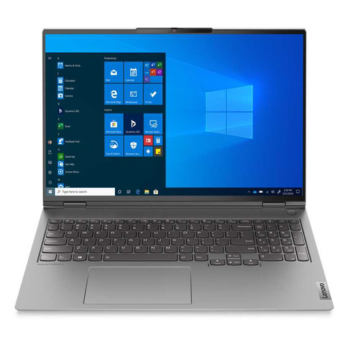 Ноутбук Lenovo Thinkbook 16p G2 ACH, 16", IPS, AMD Ryzen 7 5800H 3.2ГГц, 16ГБ, 512ГБ SSD, NVIDIA GeForce RTX 3060 для ноутбуков - 6144 Мб, Windows 10 Professional, 20YM000ARU, серый
