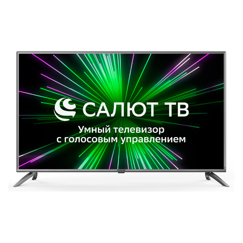 Телевизор StarWind SW-LED50UB403, Салют ТВ, 50", Ultra HD 4K, стальной