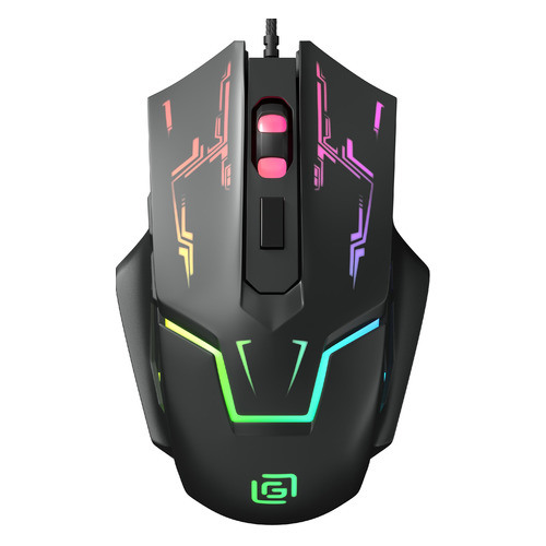 Мышь Oklick 779G, игровая, оптическая, проводная, USB, черный [1528425]