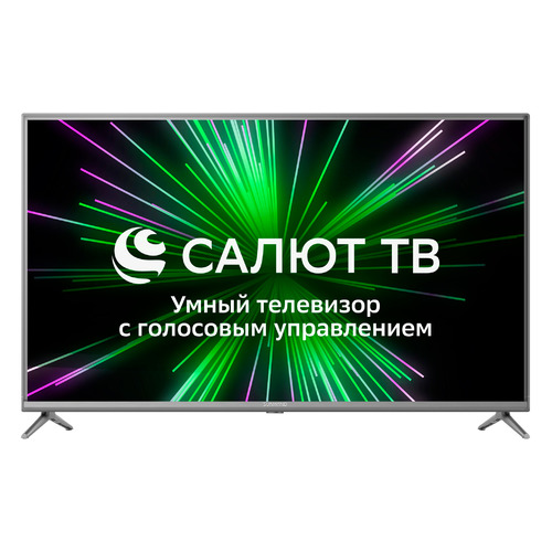 Телевизор SUNWIND SUN-LED43S12, Салют ТВ, 43", FULL HD, стальной