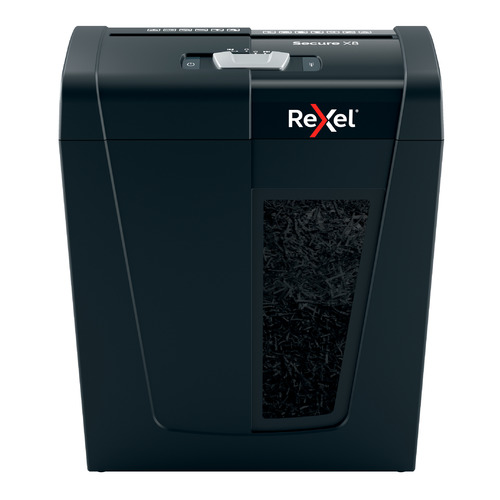 Уничтожитель бумаг Rexel Secure X8 EU, P-4, 4x40 мм, 8 лист. одновременно, 14л [2020123eu]