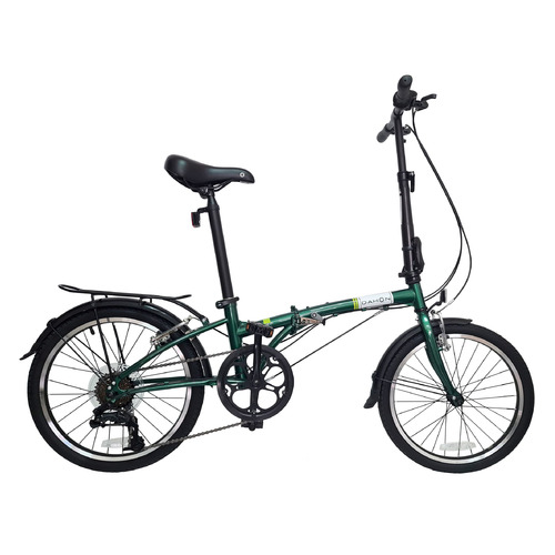 Велосипед DAHON Dream D6 (2021), городской (взрослый), колеса 20", зеленый, 14.8кг [vd21008]