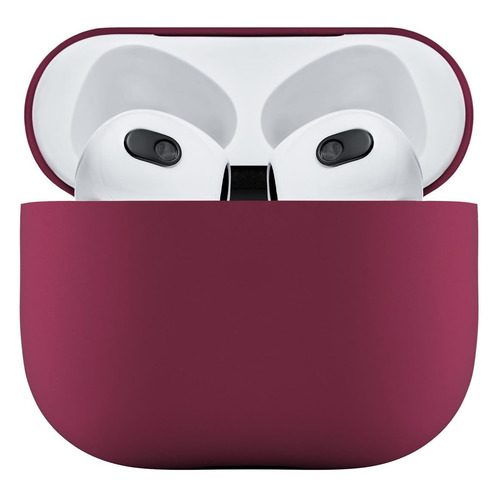 Кейс UBEAR Touch case, для AirPods 3, бордовый [cs64dp04-ap21]