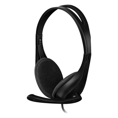Гарнитура A4TECH HS-9, для компьютера, накладные, черный [hs-9 (black)]