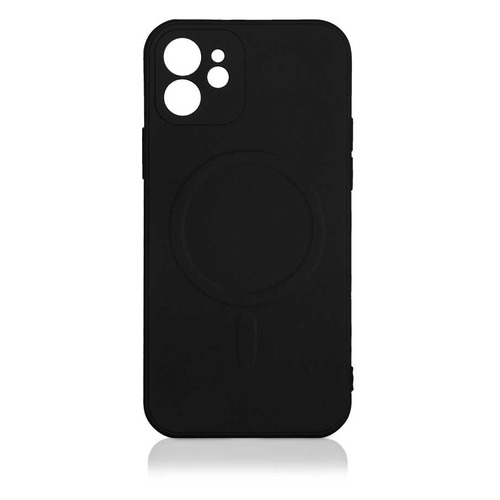 Чехол (клип-кейс) DF iMagnetcase-02, для Apple iPhone 12, черный [df imagnetcase-02 (black)]