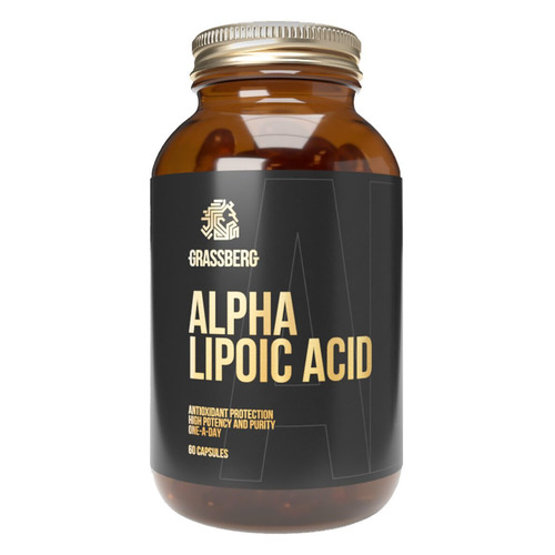 Витаминный комплекс GRASSBERG Alpha lipoic Acid, капсулы