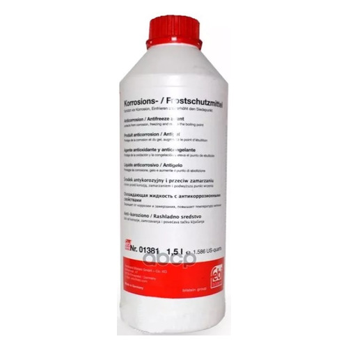 Антифриз Febi Universal G12 красный 1.5л (01381)