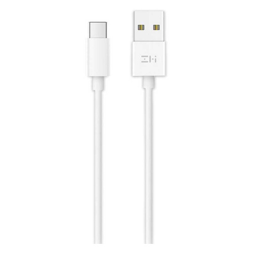 Кабель Xiaomi ZMI ZSH04, USB Type-C (m) - USB (m), 1м, белый [zsh04 white]