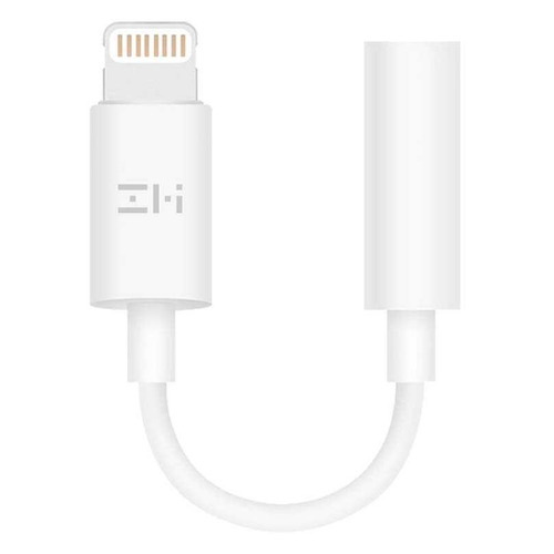 Переходник Xiaomi ZMI AL810, Lightning (m) - Jack 3.5 (m), 0.06м, белый [al810 white]