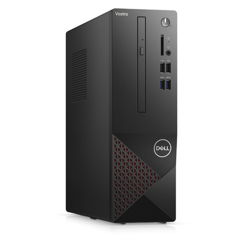 Компьютер DELL Vostro 3681, Intel Core i3 10100, DDR4 4ГБ, 1000ГБ, Intel UHD Graphics 630, DVD-RW, Linux, черный [3681-3180]