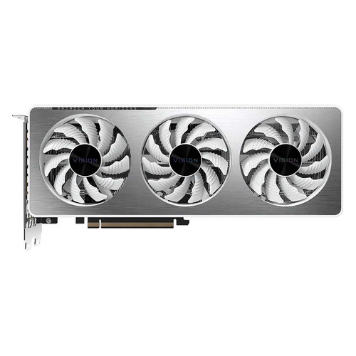 Видеокарта GIGABYTE NVIDIA GeForce RTX 3060, GV-N3060VISION OC-12GD 2.0 LHR, 12ГБ, GDDR6, OC, LHR, Ret