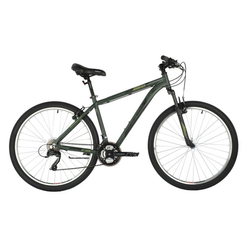 Велосипед FOXX Atlantic 27.5 (2021), горный (взрослый), рама 18", колеса 27.5", зеленый, 15кг [27ahv.atlan.18gn1]