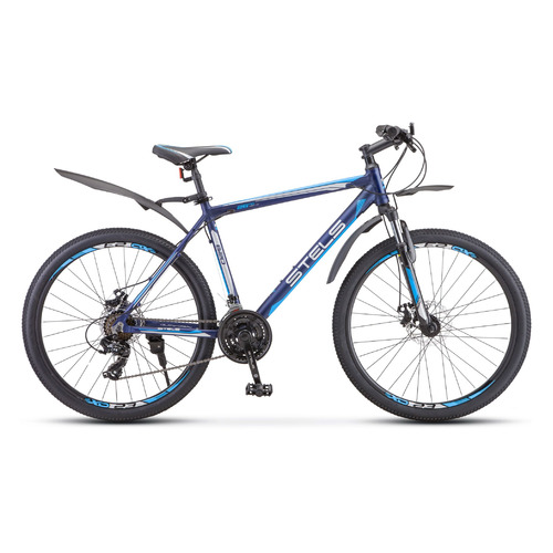 Велосипед STELS Navigator-620 MD 26 (V010) горный (взрослый), рама 19", колеса 26", темно-синий, 15.14кг [lu084773]