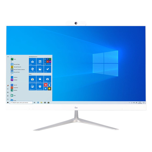 Моноблок iRU Office P2323P, 23.8", AMD Ryzen 3 3200G, 16ГБ, 240ГБ SSD, AMD Radeon Vega 8, Windows 10 Home, белый [1535380]