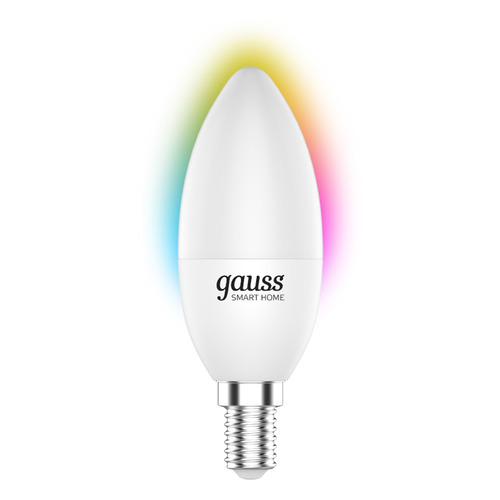 Умная лампа Gauss IoT Smart Home Е14 5Вт 470lm Wi-Fi (упак.:1шт) (1190112)