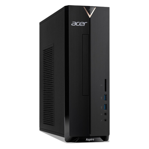 Компьютер Acer Aspire XC-830, Intel Celeron J4025, DDR4 4ГБ, 128ГБ(SSD), Intel UHD Graphics 600, CR, Windows 10 Home, черный [dt.be8er.003]